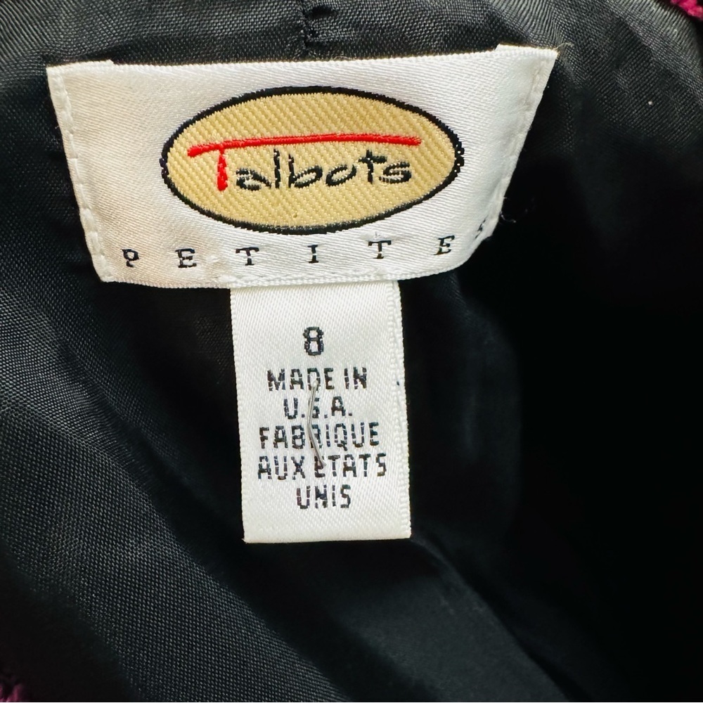 Talbots Pink Blazer Tailored Suit Jacket - Picture 4 of 6